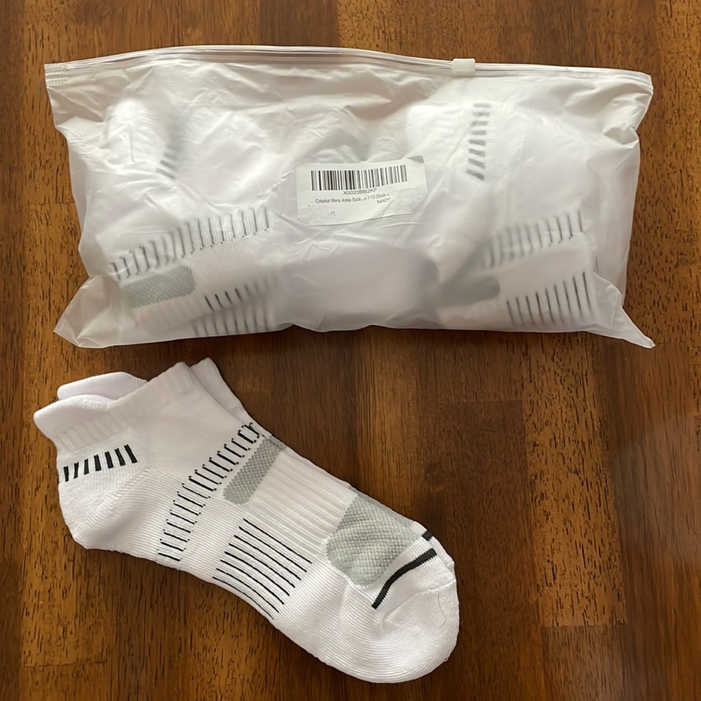 Cooplus Ankle Socks - 6 pack, size 7-13